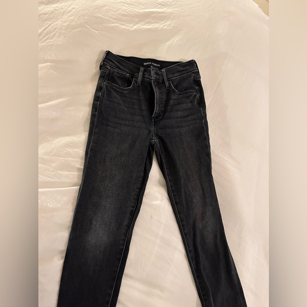 Denim Forum nico mid rise crop skinny jean